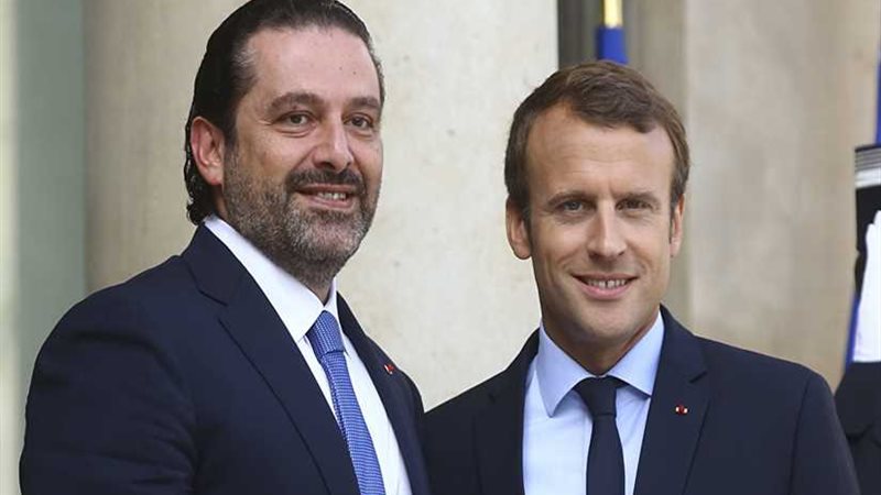ماكرون: سأستقبل الحريري