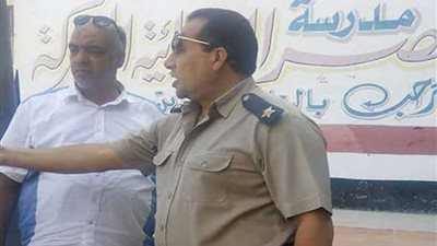 أمن دمياط يعاين حادث سطو على مدرسة النصر الابتدائية ‎