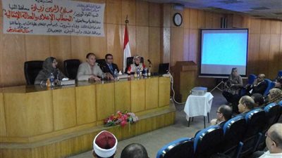 ندوتان حول التوعية بالقضية السكانية بمركز إعلام المنيا