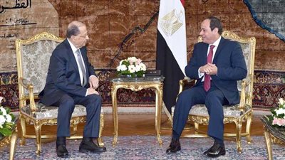 الرئيس السيسي وعون يؤكدان أهمية استقرار لبنان