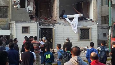 بالصور.. انفجار باستراحة عميد تربية بنها