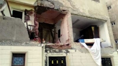 النيابة تعاين انفجار استراحة عميد تربية بنها (صور)