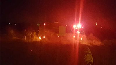 السيطرة على حريق بمعرض دراجات بخارية