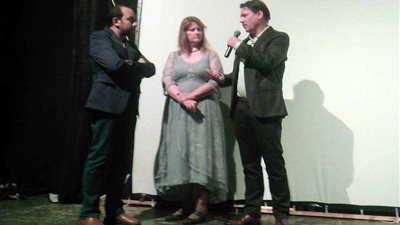 مخرجة أمريكية في ندوة فيلم la barracuda بالقاهرة السينمائي (صور)