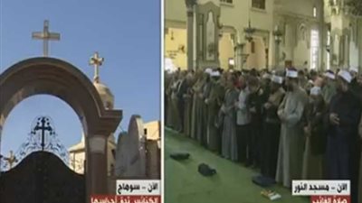 دق أجراس الكنائس وأداء صلاة الغائب على شهداء حادث الروضة (فيديو)