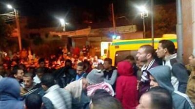 أهالي دمياط يشيعون جثمان شهيد مسجد الروضة‎