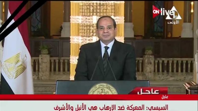 السيسي: الإرهاب يحاول