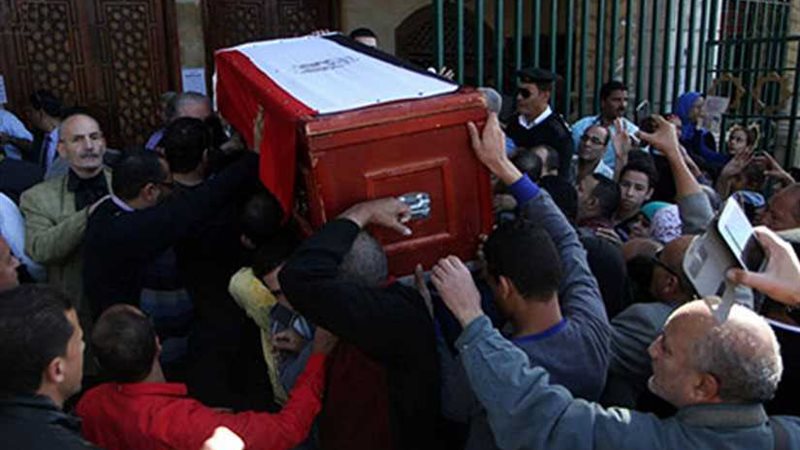 جثمان فؤادة فى السيدة