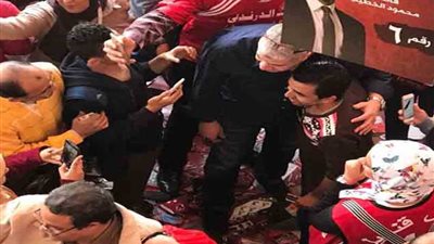 شوبير يُدلي بصوته في انتخابات الأهلي