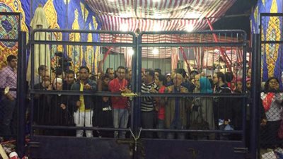 هتافات بالأهلي بعد غلق باب التصويت