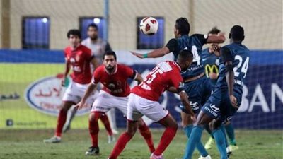 الأهلي يتقدم على إنبي فى شوط رائع بالدوري (فيديو)