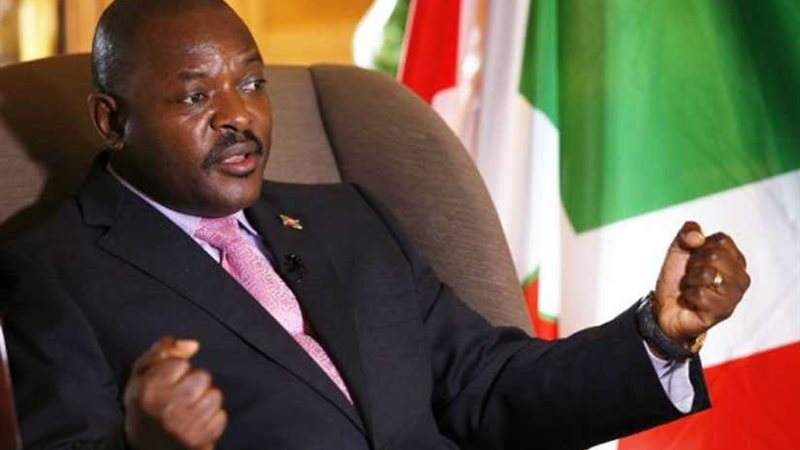 رئيس بوروندي يشكر