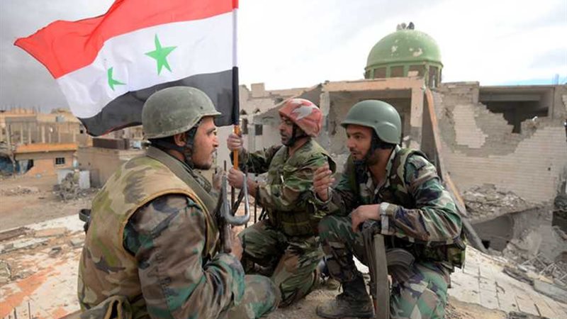الجيش السورى يدمر