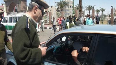 حملة مرورية بالمنوفية تضبط 1769 مخالفة