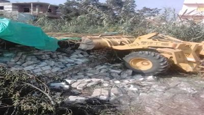 إزالة 17 حالة تعدٍ على الأراضي الزراعية