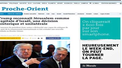 الصحف الفرنسية تصف نتنياهو وترامب بـ