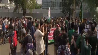 مسيرة احتجاجية للجالية المصرية بفرنسا تنديدًا بقرار ترامب (فيديو)