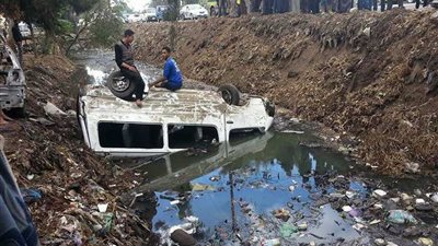 دمياط.. إصابة 8 أشخاص في حادث انقلاب ميكروباص