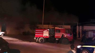 الحماية المدنية تسيطر على حريق نادي أوليمبيا بدمياط الجديدة ‎