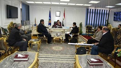 محافظ البحيرة تستقبل رئيس الهيئة القومية للإستشعار من بعد