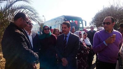 95 عضوًا من نادي المعادي يزورون معالم بني سويف السياحية والتاريخية