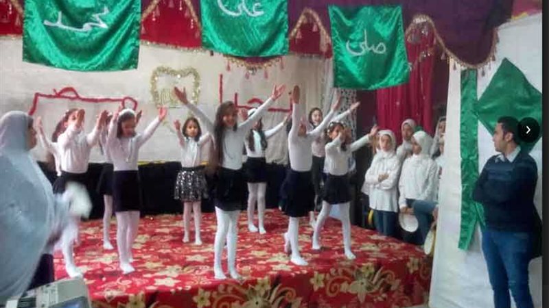 افتتاح معرض مدرستي