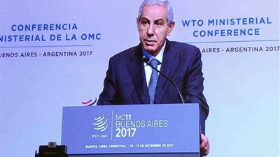 طارق قابيل يلقى كلمة مصر أمام المؤتمر الوزارى لمنظمة التجارة العالمية