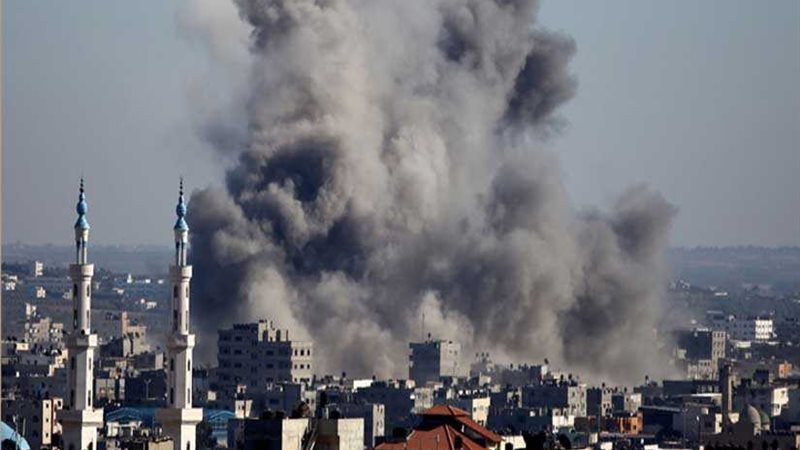 الاحتلال يقصف غزة
