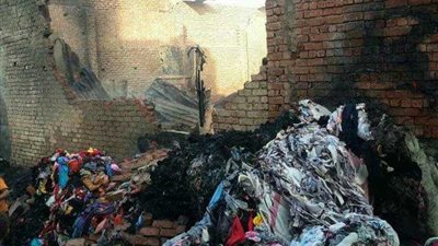 السيطرة على حريق بكسارة بلاستيك بالعكرشة في الخانكة 