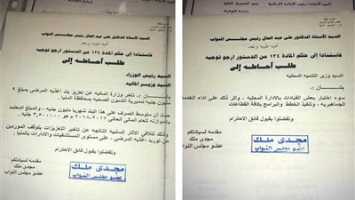مجدى ملك يتقدم بطلبي إحاطة إلي وزير المالية والتنمية المحلية