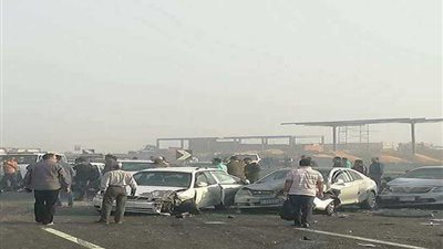 إصابة شخصين بنزيف بالمخ وجروح إثر انقلاب سيارة بالبحيرة