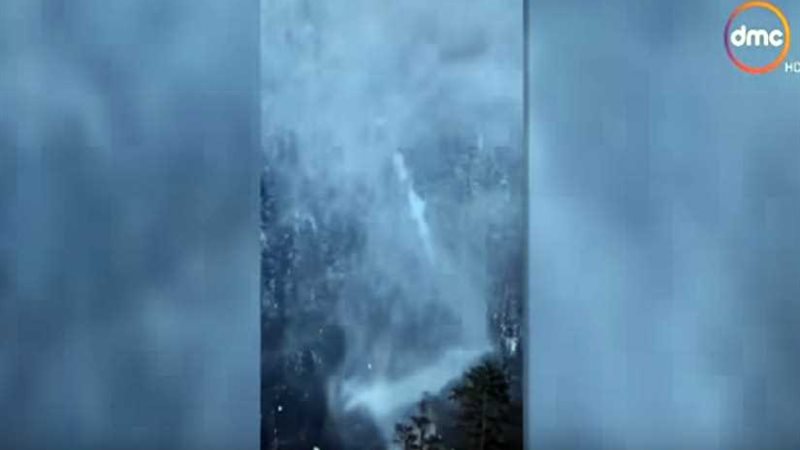 ظاهرة نادرة لعاصفة