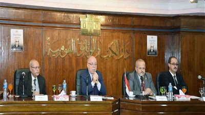 بالصور.. حفل تأبين شيخ المحققين في دار الكتب والوثائق