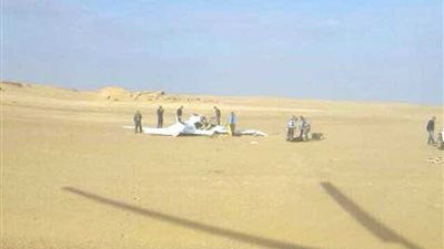 سقوط طائرة تدريب مدنية بمحافظة الفيوم ومصرع طاقمها