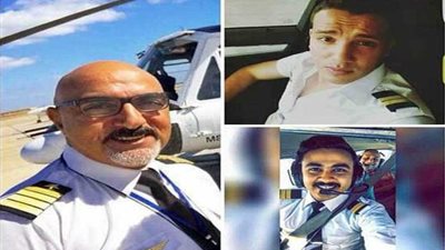 ضحايا حادث سقوط طائرة التدريب المدنية شمال بحيرة قارون ​(​صور​) ​