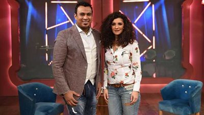 محمود الليثي ضيف غادة عادل في 