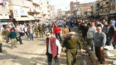 رفع وإزالة 701 إشغال طريق البحيرة