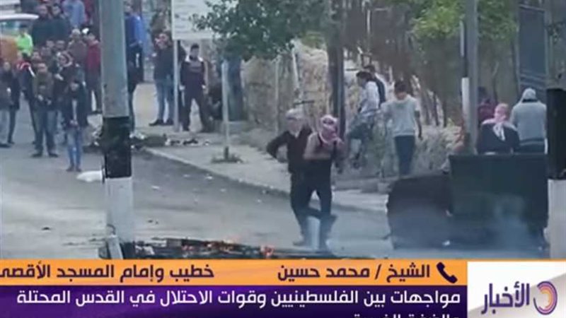 إمام الأقصى: المظاهرات