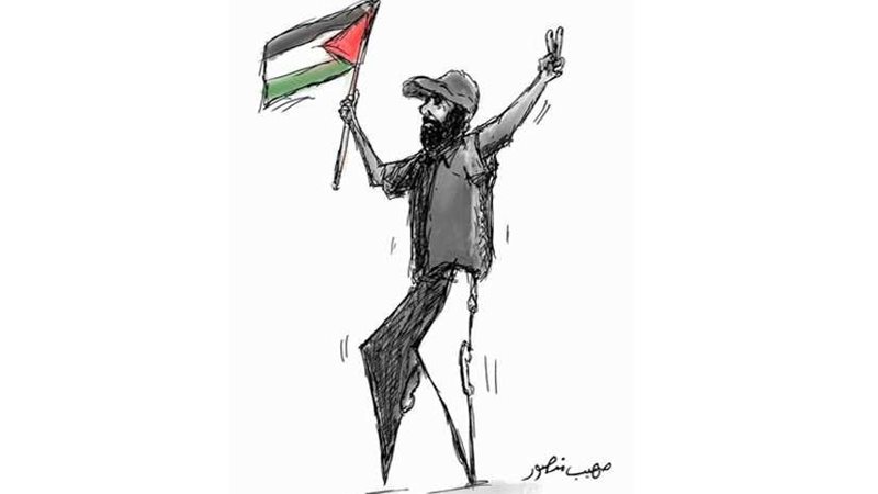 كاريكاتير لروح الشهيد