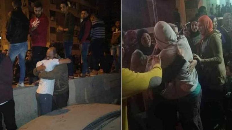 اللحظات الأولى بعد