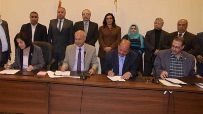 بروتوكول تعاون للكشف الطبي على تلاميذ بني سويف (صور)