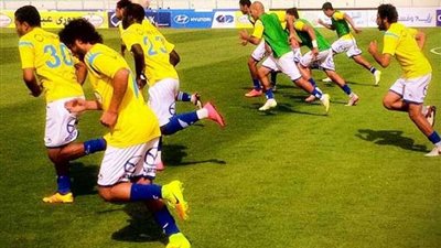 طنطا يواصل تدريباته استعدادا لمواجهة الانتاج الحربى