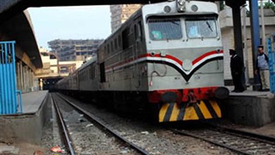 عطل فى احد قطارات خط الاسكندرية.ابو قير دون تأثر الحركة