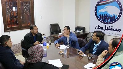 أمانة الشباب بمستقبل وطن أسيوط تروج لإنجازات الرئيس السيسي