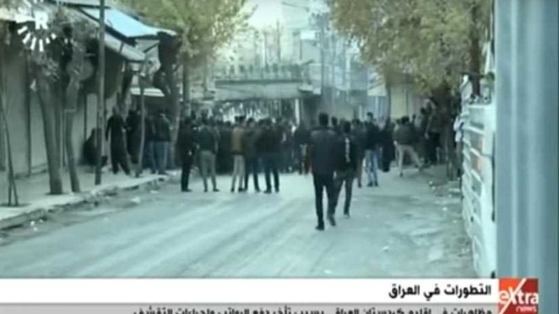 لقطات لتظاهرات العراق