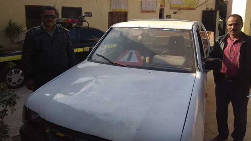 ضبط سيارة مبلغ بسرقتها