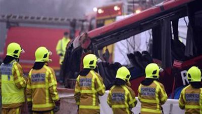 مقتل 12 شخصا على الأقل في حادث انقلاب حافلة بالمكسيك