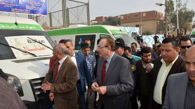 محافظ بني سويف يتفقد