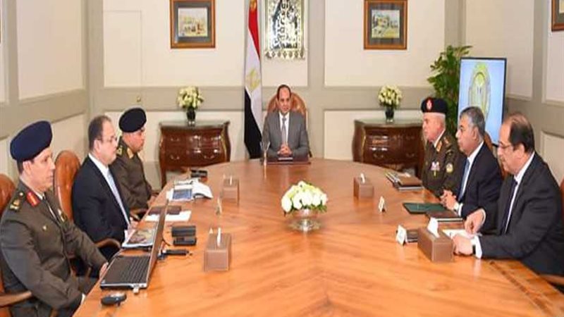 السيسى يجتمع بوزيري