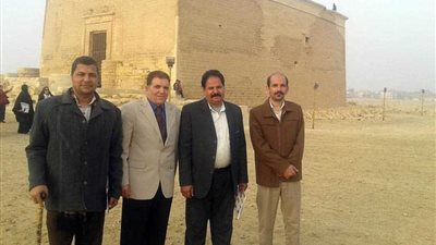 المصريين الأحرار بالفيوم يشارك في الاحتفال بتعامد الشمس على قصر قارون